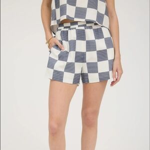 The Workshop Checkered Shorts NWT